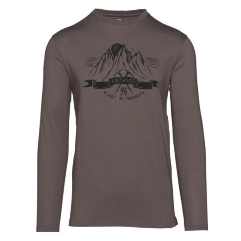 Northfinder ORGEJ Pánské tričko, hnědá, velikost