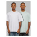 Pánská trička UC Tall Tee 2-Pack - zelená+bílá