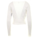 jiná značka NLY TREND » Cropped Wrap Knit« lehký svetr Barva: Bílá, Mezinárodní