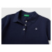 Benetton, Short Sleeve Polo In Organic Cotton