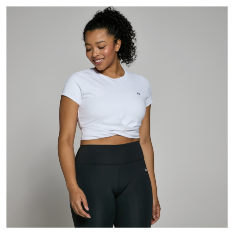 MP Dámský Power Crop Top s Krátkým Rukávem – Bílý - XL