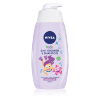 Nivea Kids Girl sprchový gel a šampon pro dívky 500 ml