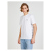 Bílé pánské tričko Lacoste - Pánské