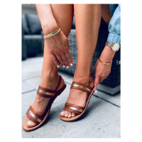 Kožené sandály dámské