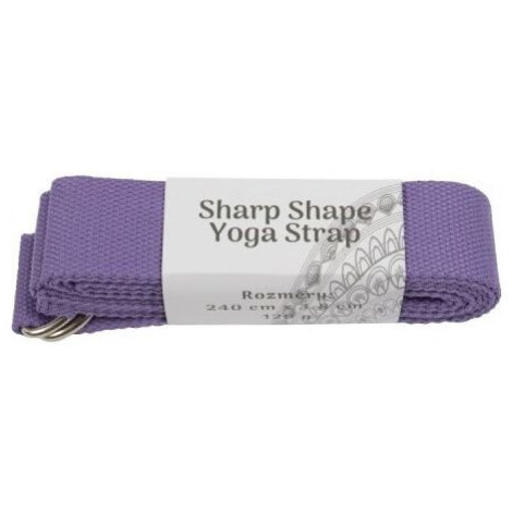 SHARP SHAPE YOGA STRAP Jóga páska, fialová, velikost