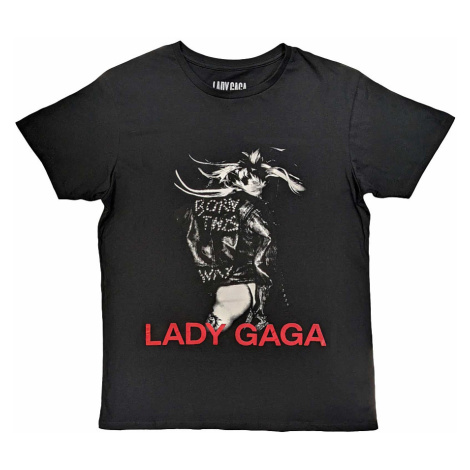 Lady Gaga tričko, Leather Jacket Black, pánské RockOff
