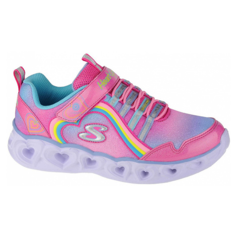 Skechers Heart Lights-Rainbow Lux Růžová