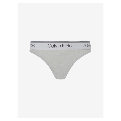 Světle šedá dámská tanga Calvin Klein Underwear