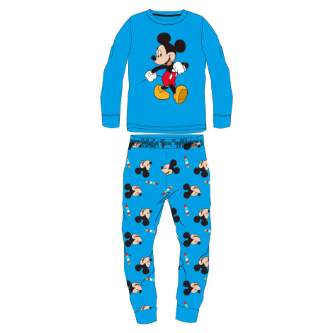 Mickey Mouse - licence Chlapecké velurové pyžamo - Mickey Mouse 5204B908, tyrkysová Barva: Modrá