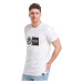 Meatfly pánské tričko Half White | Bílá