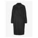 Černý dámský kabát s příměsí vlny VERO MODA Hazel - Dámské