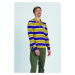 Polokošile la martina man polo l/s striped jersey parchpurp/ambgre/ofw