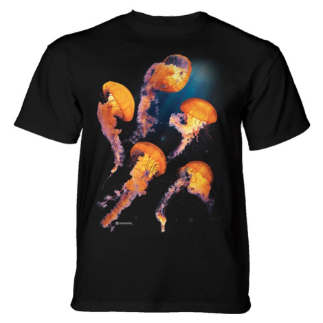 Pánské batikované triko The Mountain - Pacific Nettle Jellyfish