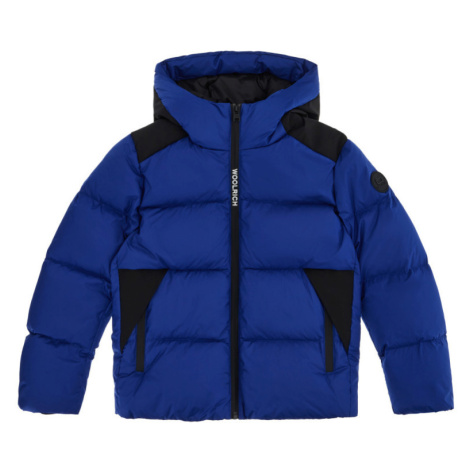 Bunda woolrich sierra short jacket modrá