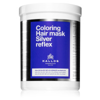 Kallos Silver Reflex maska na vlasy neutralizující žluté tóny 1000 ml