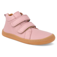 Barefoot kotníková obuv Froddo - BF High tops Pink růžová