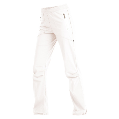 LITEX 99585 Kalhoty dámské dlouhé do pasu Bílá
