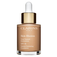 Clarins Skin Illusion Natural Hydrating Foundation rozjasňující hydratační make-up SPF 15 odstín