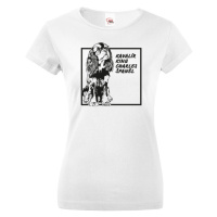 Dámské tričko pro milovníky zvířat - Kavalír King Charles španěl