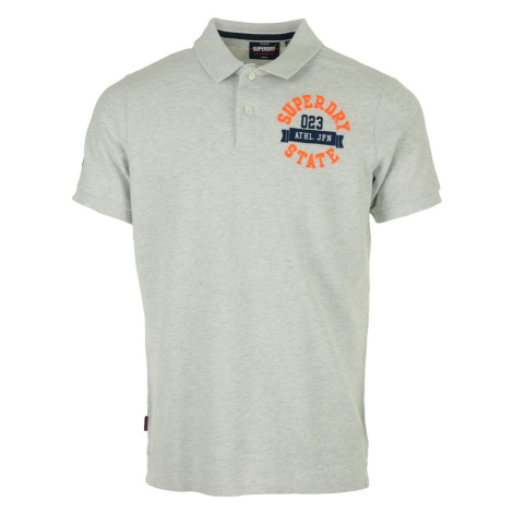 Superdry Classic Superstate Polo Šedá