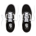 VANS-WM Ward-(SUEDE/CANVAS)BLACK/WHITE Černá