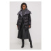 Oboustranná péřová bunda Tiffi dámská, černá barva, zimní