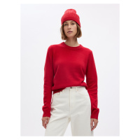 Červený dámský basic svetr GAP