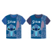 Dětské bavlněné tričko Lilo a Stitch Disney -modré