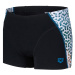 Pánské plavky arena planet water swim shorts black/white multi