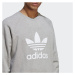 ADIDAS ORIGINALS-TREFOIL CREW-IA4857-medium grey heather Šedá