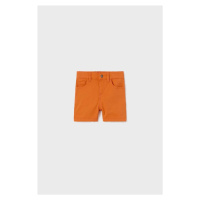 Dětské bavlněné šortky Mayoral oranžová barva, nastavitelný pas