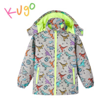 Chlapecká podzimní bunda, zateplená - KUGO B2842, šedá Barva: Šedá