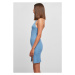 Ladies Rib Knit Neckholder Dress - horizonblue