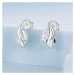 GRACE Silver Jewellery Stříbrné náušnice se zirkony Luisa - stříbro 925/1000 E-BSE971/215 Stříbr