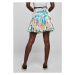 Ladies AOP Satin Mini Skirt