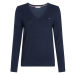 Tommy Hilfiger Sweater - HERITAGE V-NK SWEATER dark blue