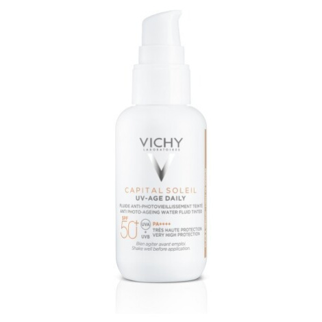 VICHY UV-AGE Daily Tónovaný Fluid bránící fotostárnutí SPF50+ 40 ml