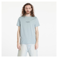 Tričko FRED PERRY Embroidered T-Shirt Silver Blue