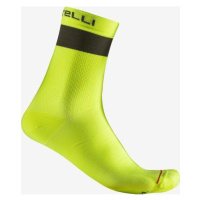 CASTELLI Cyklistické ponožky klasické - PROLOGO LITE 15 - žlutá