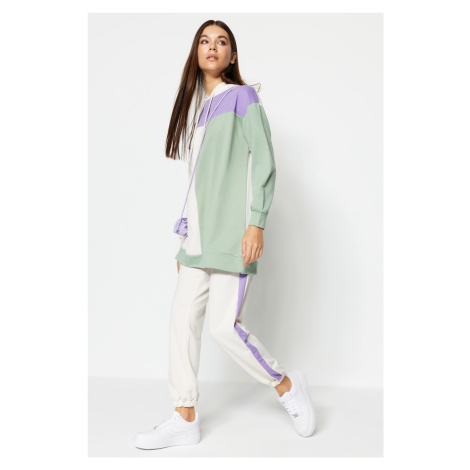 Trendyol Lilac-Multi Color Knitted Hijab Tracksuit