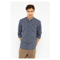 Volcano Man's Shirt K-Nels Navy Blue