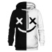 B&W Face Hoodie