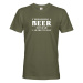 Pánské tričko s pivním potiskem - I´m holding beer - tričko pro milovníky piva