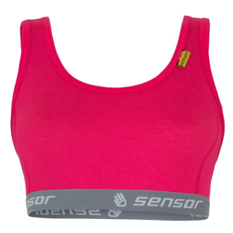 SENSOR MERINO ACTIVE dámská podprsenka magenta