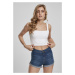 Ladies Cropped Top - white