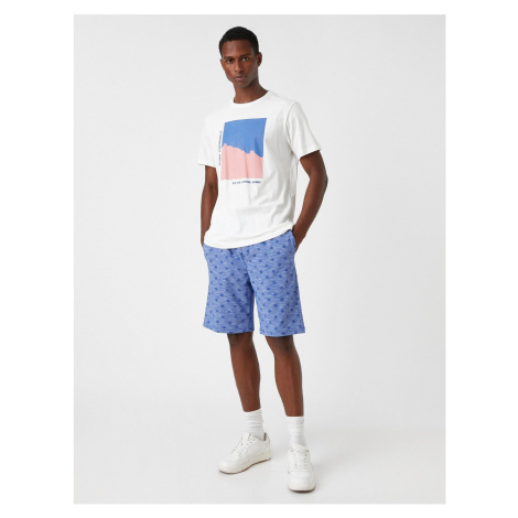 Koton Lace-up Polka Dot Shorts