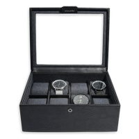 Stackers Kazeta na hodinky 8 Piece Watch Box černá