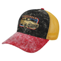 King Kerosin Vintage čepice Speedfreak Trucker kšiltovka cerná/cervená