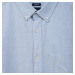 GAP Longsleeve Standard-Fit Oxford Logo Shirt Light Blue