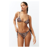 Trendyol Leopard Patterned Regular Bikini Bottom